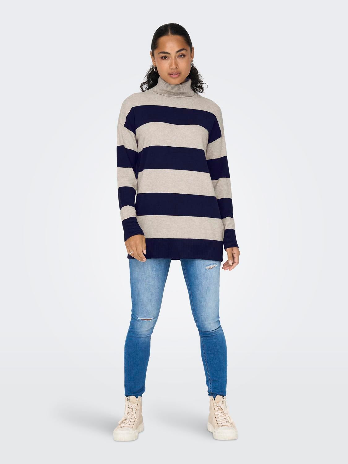 ONLIBI Strickpullover Weathered Teak