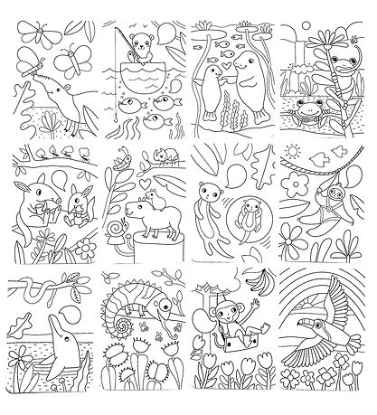 Ooly Maleark - Undercover Art - 12 Stk. - Rainforest Fun
