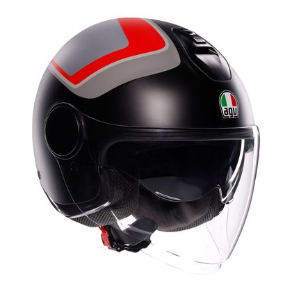 Casque AGV ETERES - SCAGLIERI - Gris / Rouge