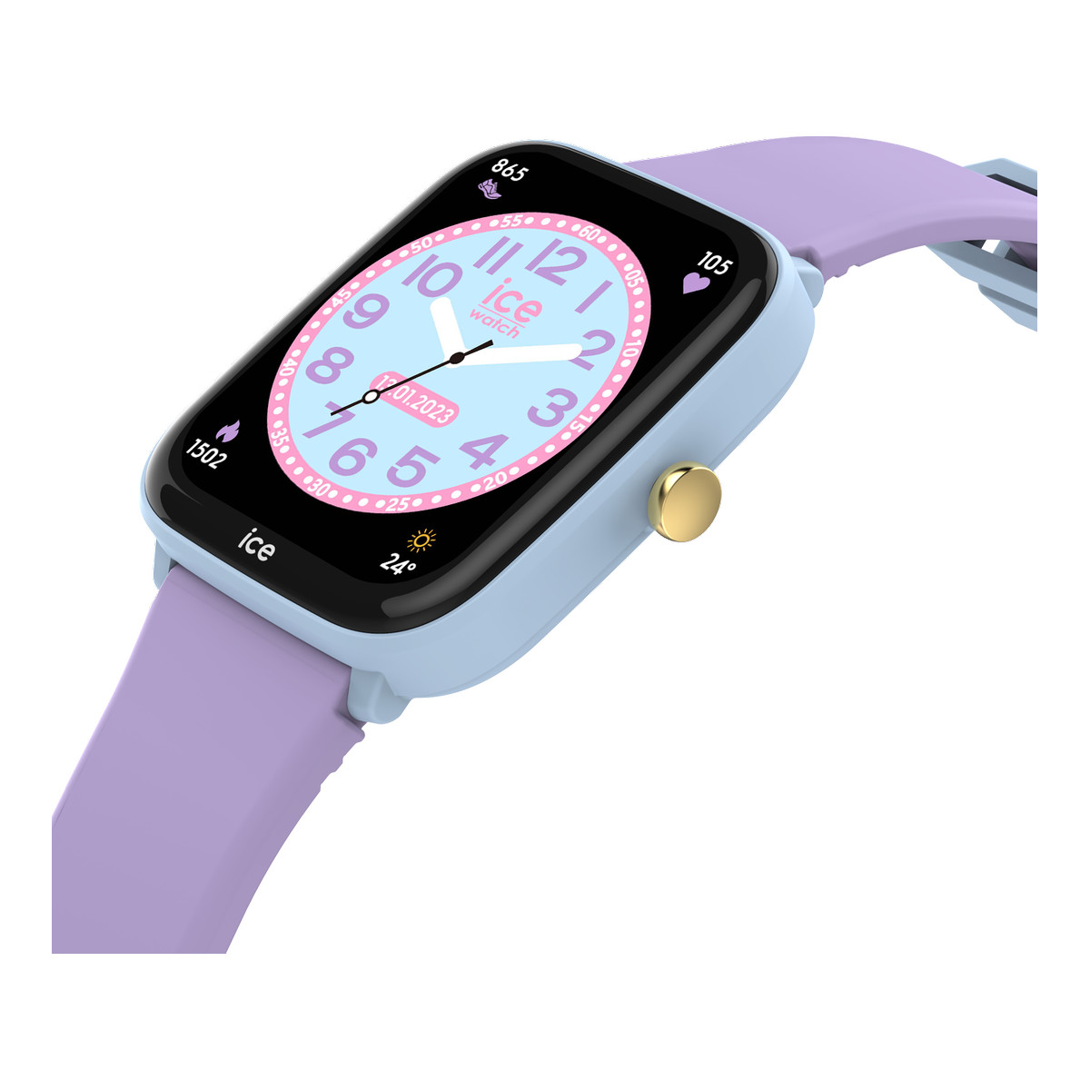 Montre ICE WATCH Ice smart enfant bracelet silicone violet