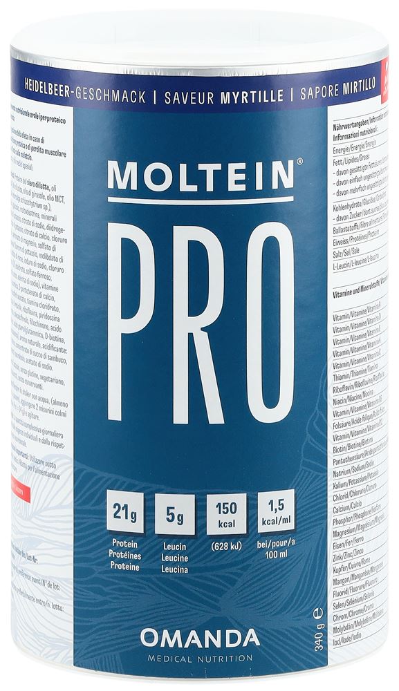 moltein PRO 1.5 Plv Heidelbeere Ds 340 g