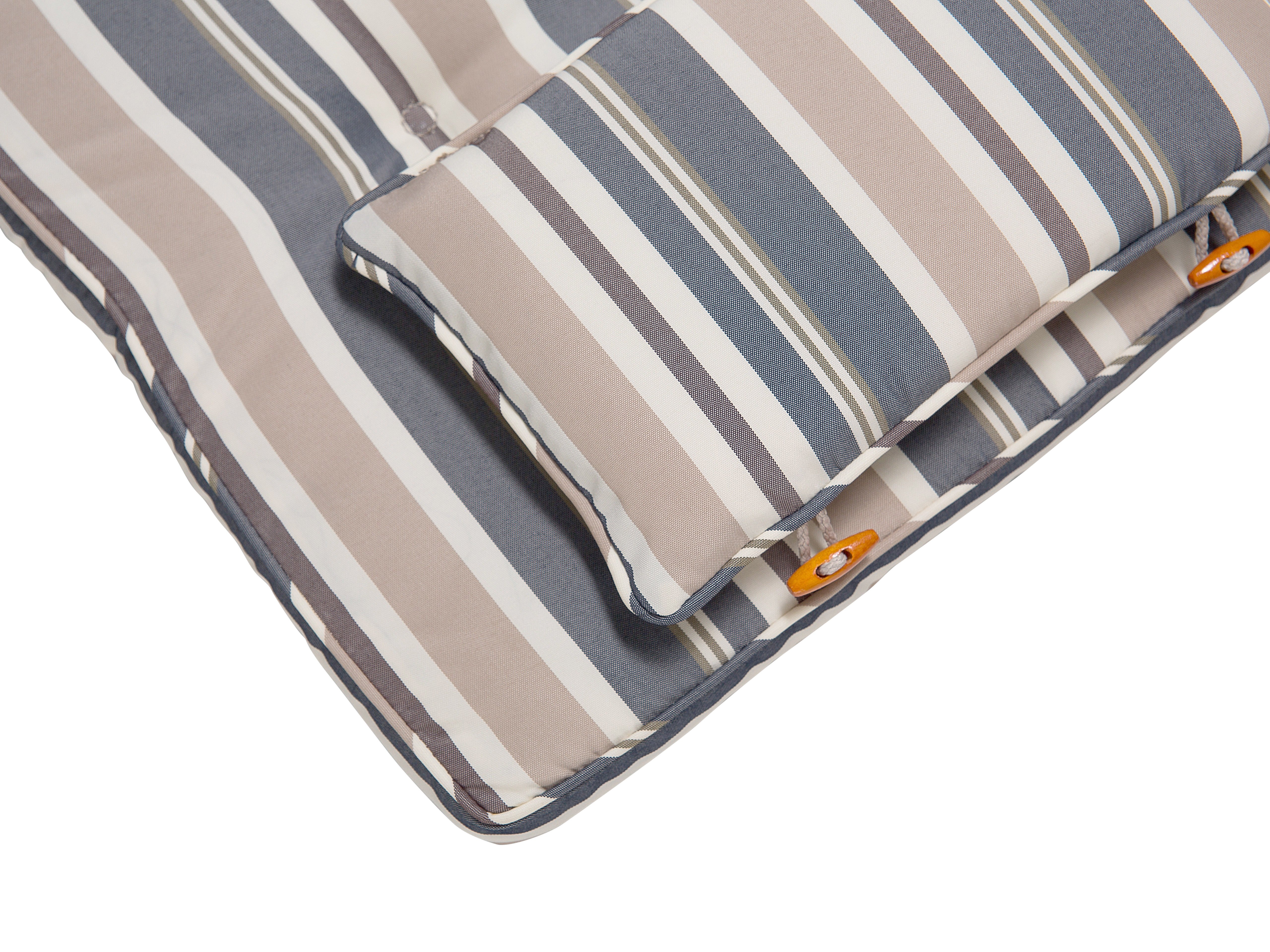 Set van 8 rug/zitkussens MAUI 40 x 54 cm Meerkleurig