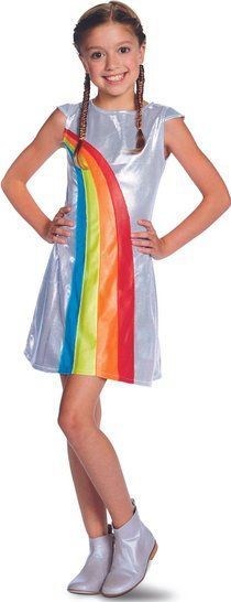 K3 jurkje Regenboog 9-11 jaar - Verkleedjurk