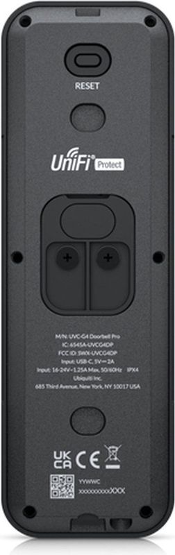 Ubiquiti G4 Doorbell Pro Zwart