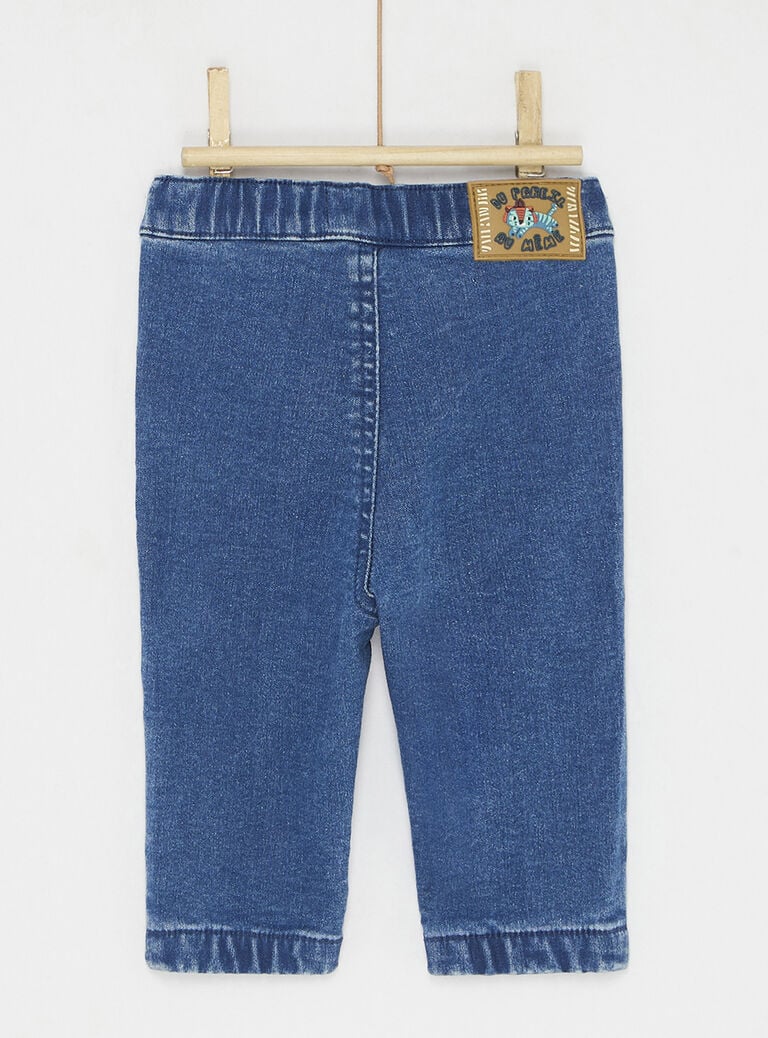 Jean uni denim moyen pour bébé garçon