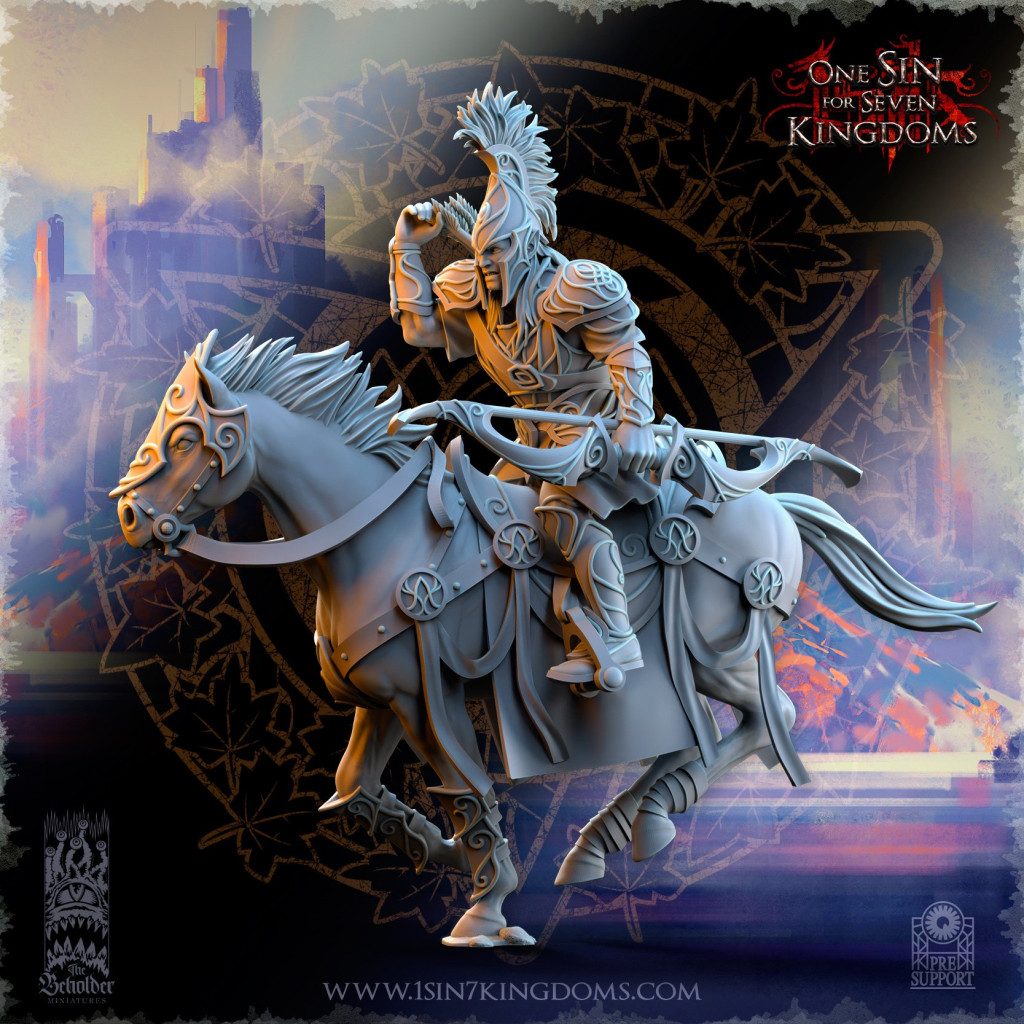 The Beholder Miniatures - Elfes - Archers de Cavalerie
