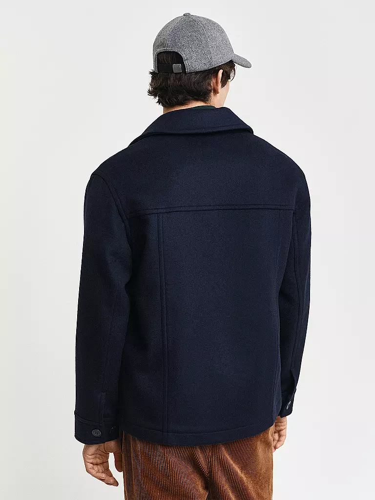 GANT Wolljacke  dunkelblau
