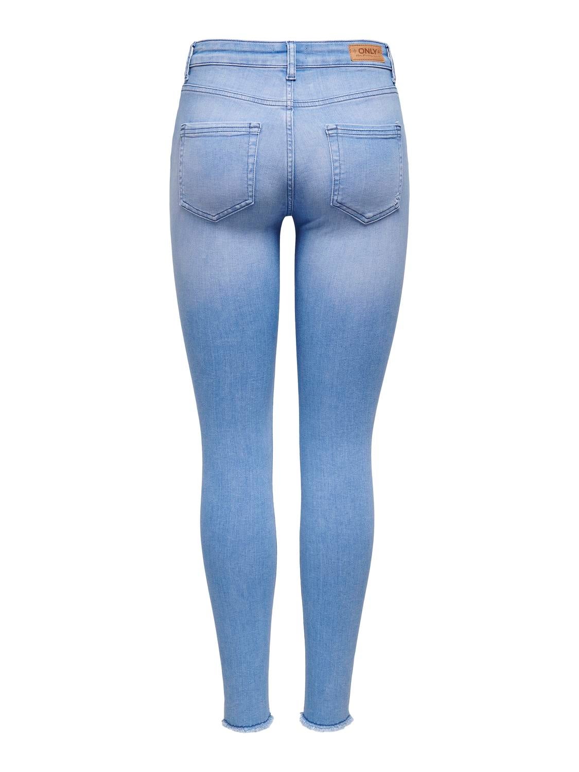 ONLBLUSH Mittlere Taille Skinny Fit Jeans Light Blue Denim