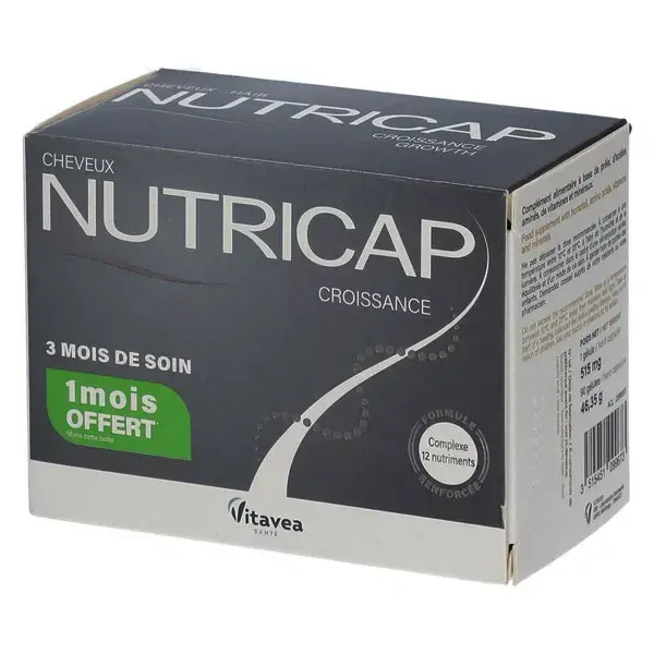 Nutrisanté Nutricap Growth 60 cápsulas + 30 cápsulas grátis