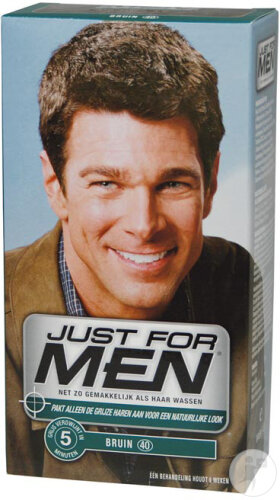 Just For Men Original Formula Coloration Cheveux Châtain Foncé H-45 1 Kit