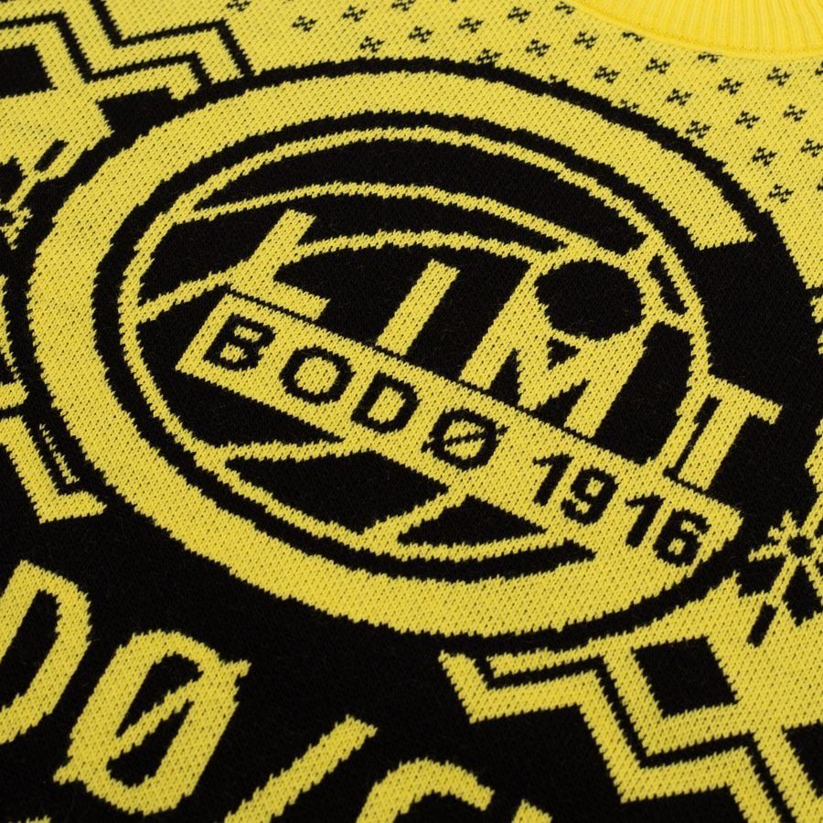 FK Bodø/Glimt Pull de Noël - Jaune/Noir Enfant