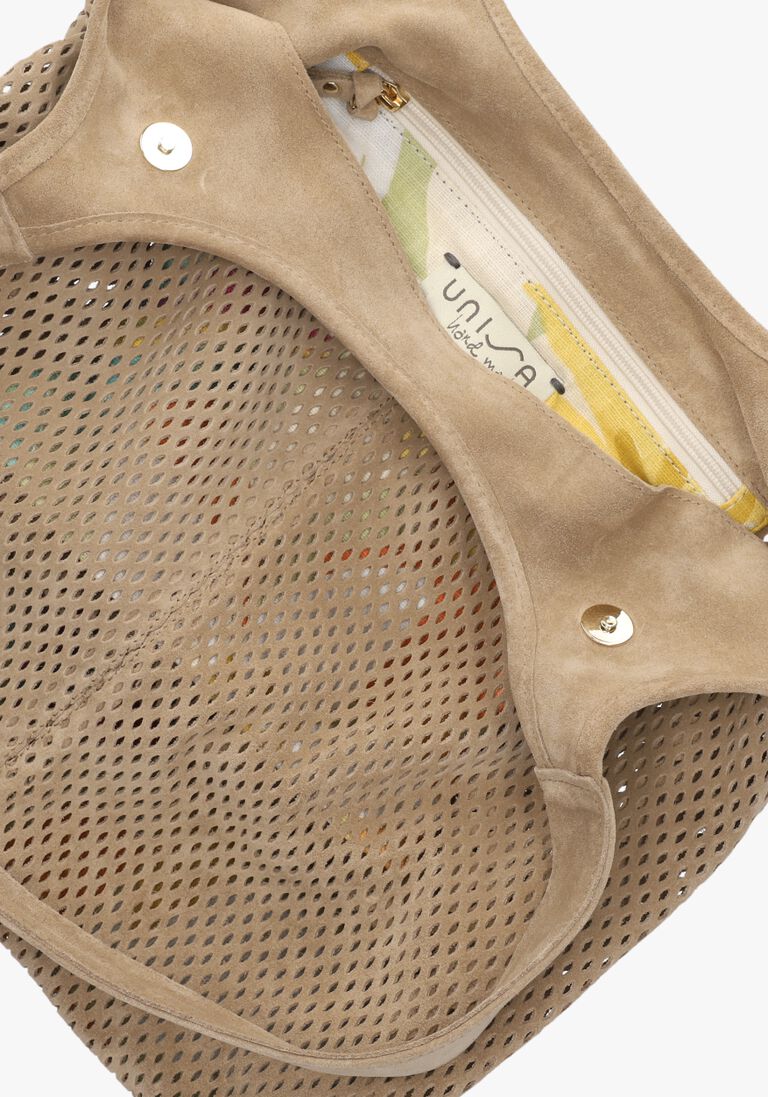 beige unisa schoudertas zluis