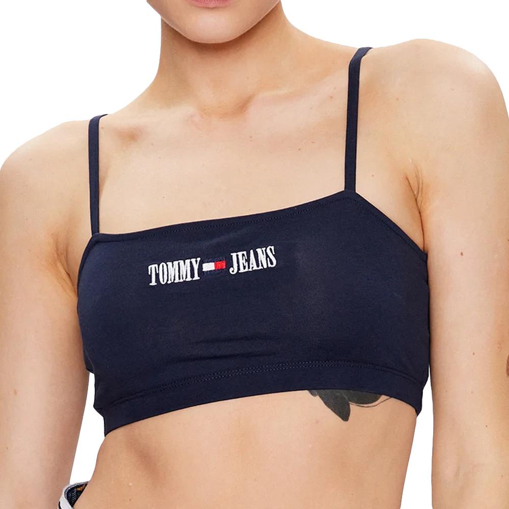 Tommy Hilfiger Top Court Marine Femme Tommy Jeans Archive
