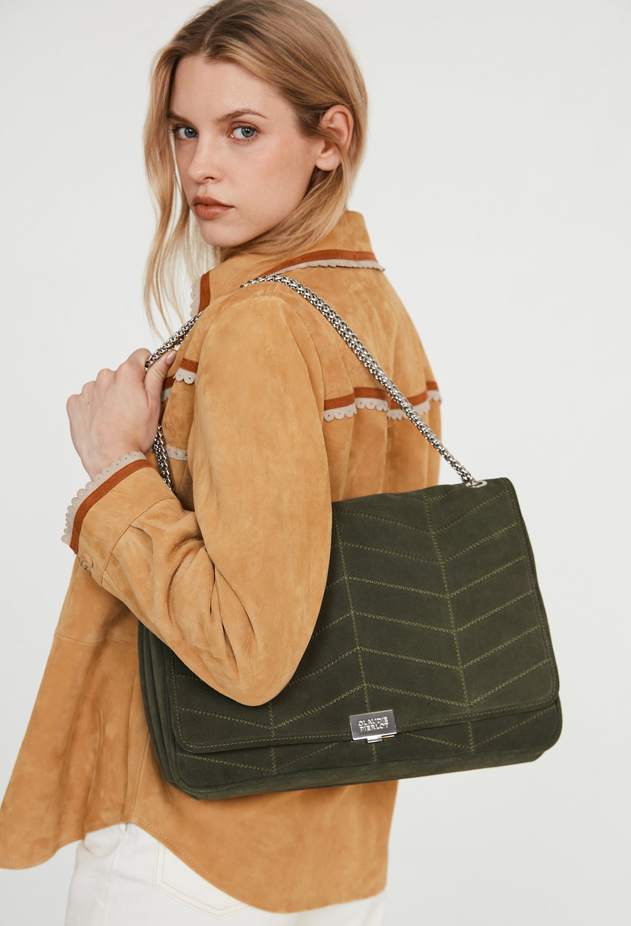 Grand sac Angelo cuir suede