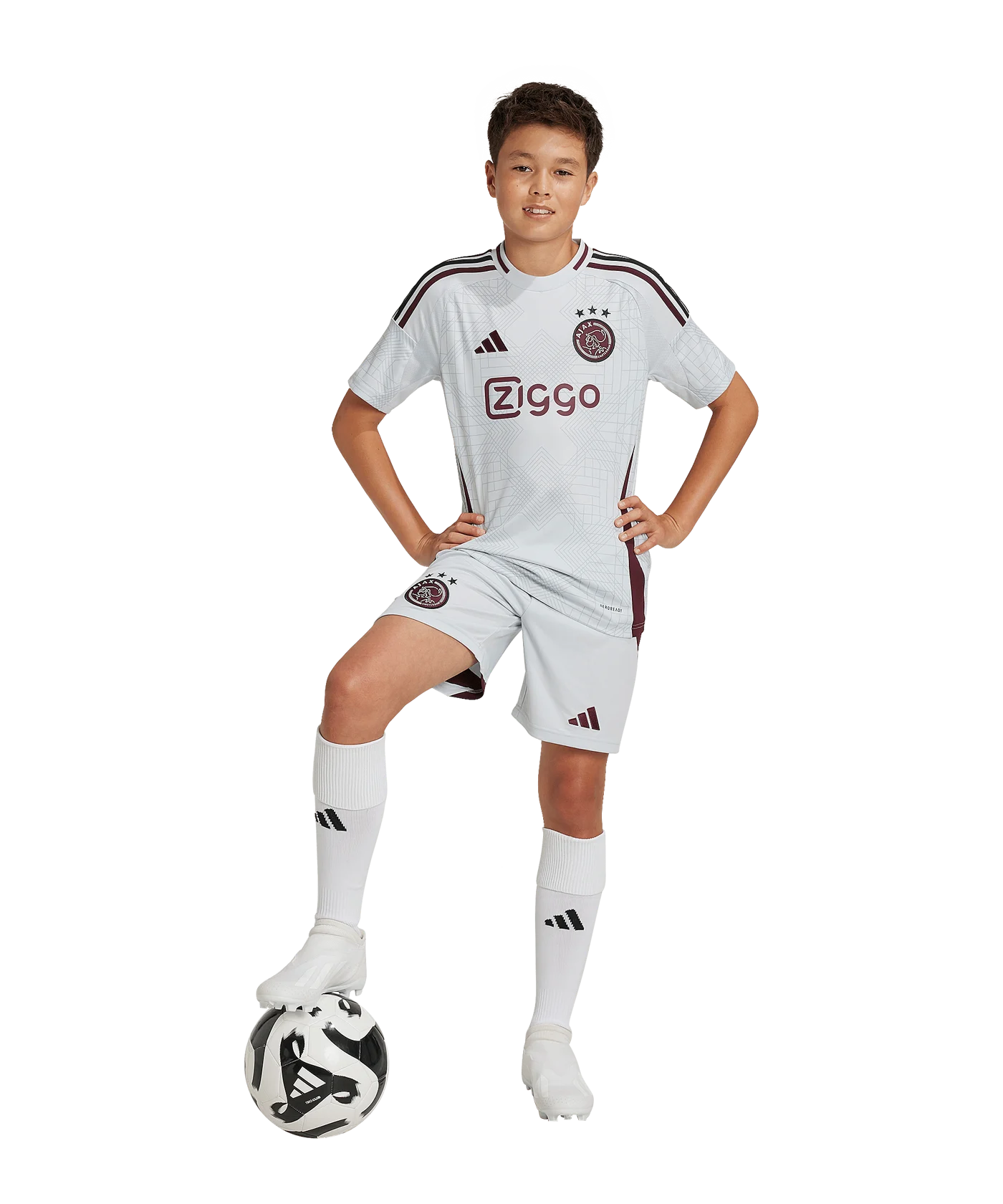 adidas Ajax Amsterdam Short 3rd 2024/2025 Kids Grau