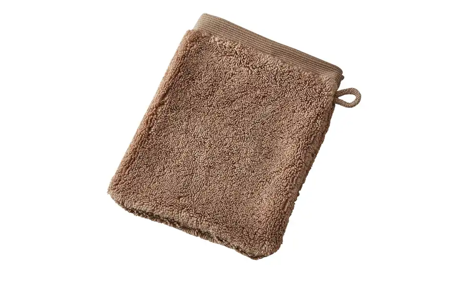 como Waschhandschuh  Hellbraun 16x21 cm