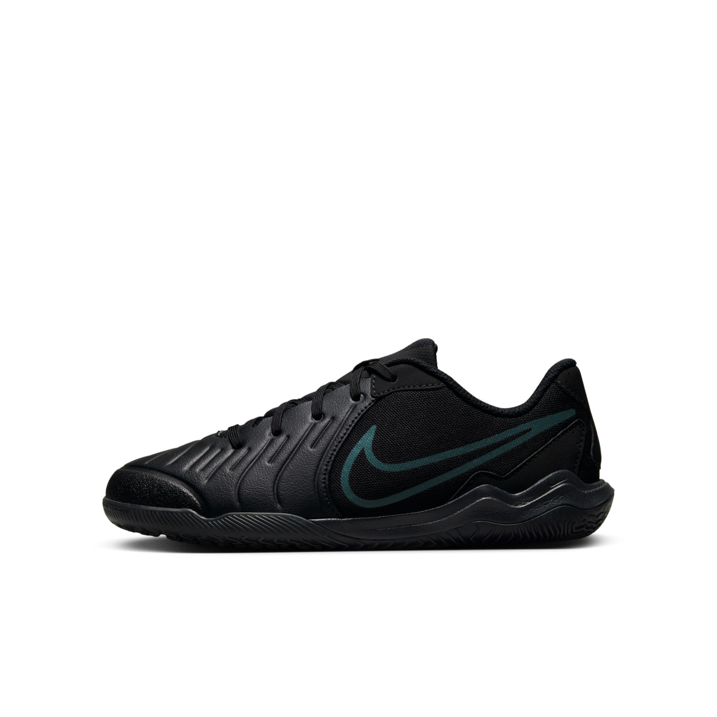 Nike Tiempo Legend 10 Academy Zaalvoetbalschoenen (IN) Kids Zwart Donkergroen