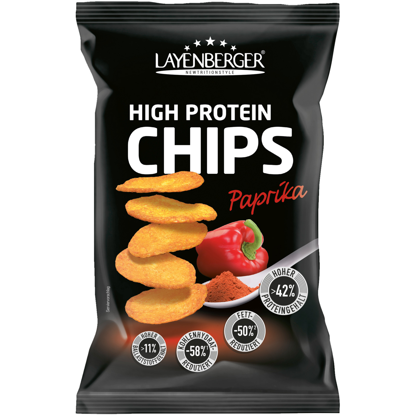 Layenberger High Protein Chips Paprika 75 g