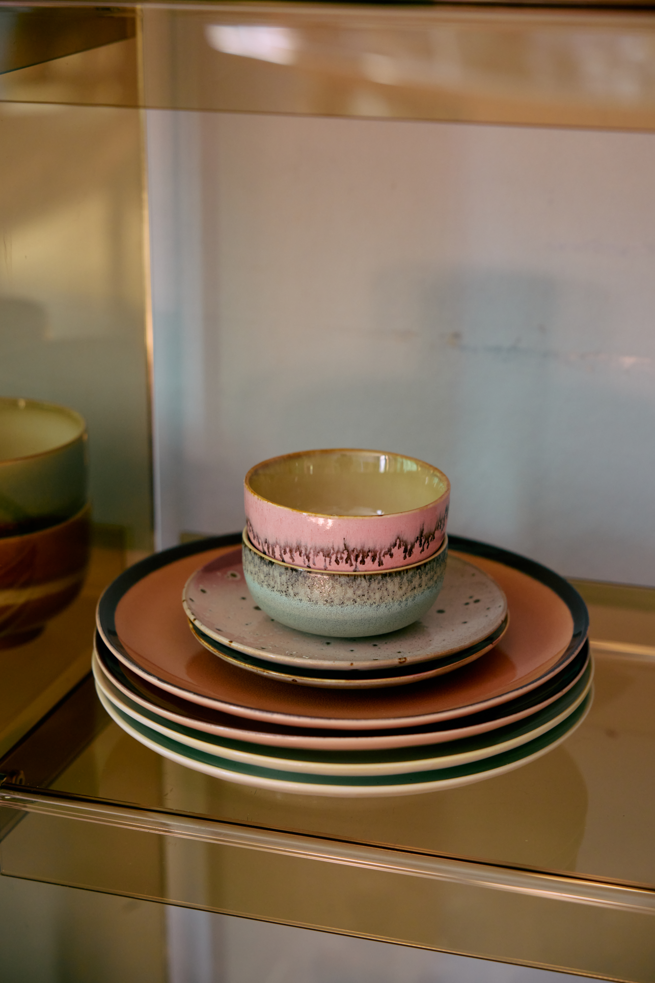 Servies 70's Ceramics tapas schaal Renaissance - set van 4