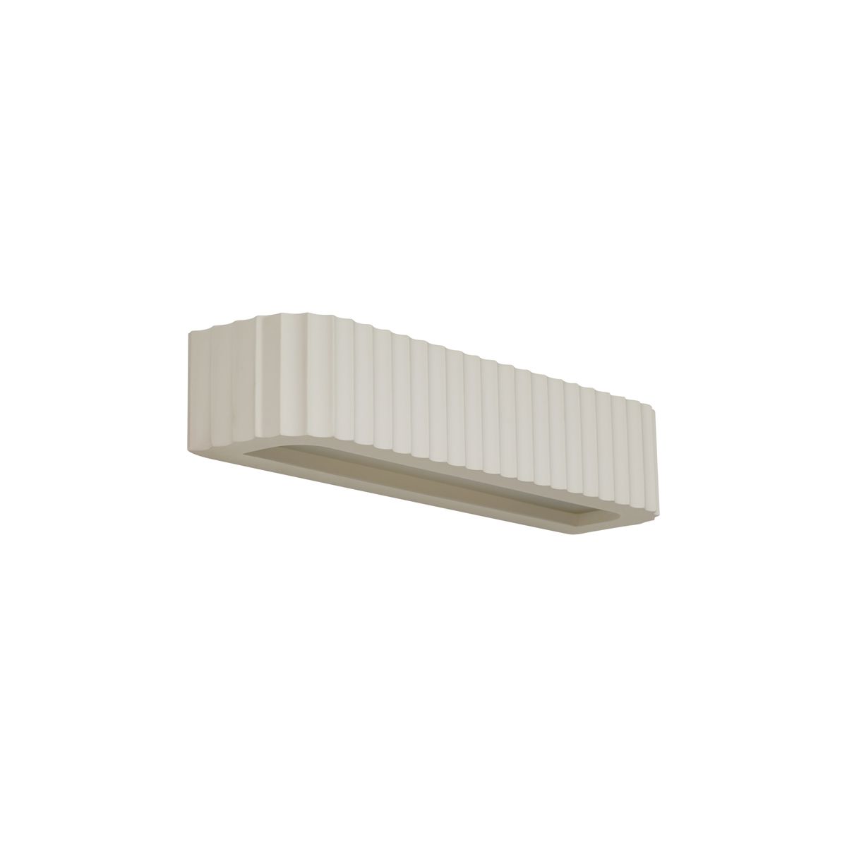 Scandinavische wandlamp beige langwerpig 2-lichts - Plaster