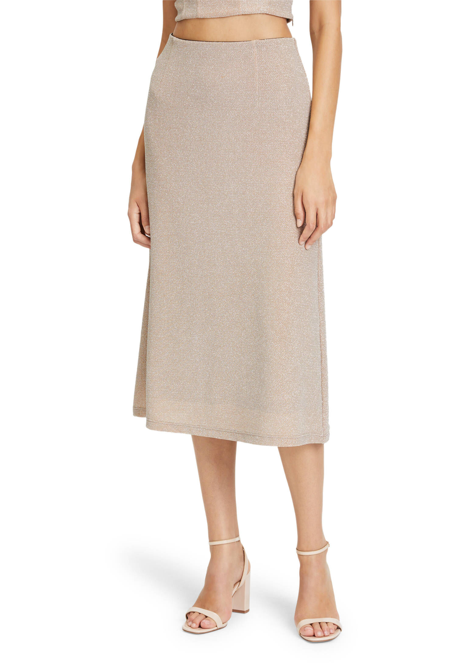 Vera Mont| Damen Stretch-Rock im Glitzer-Look