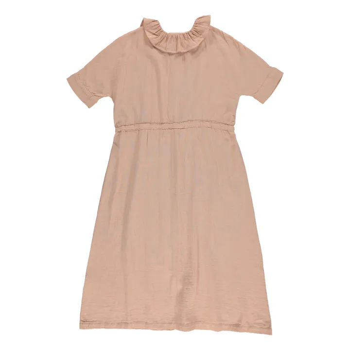 Poudre Organic Robe Camarine Double Gaze de Coton - Collection Femme | Vieux Rose