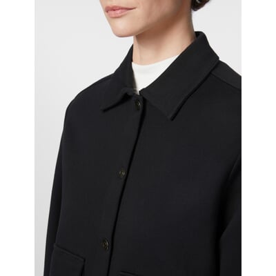 Damenjacke Heavy Jersey, Schwarz