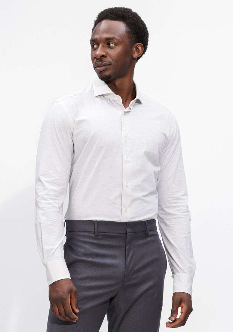 beige xacus overhemden active shirt 520ml