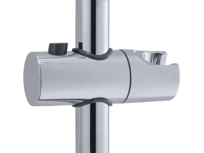 diaqua® Duschsystem Ymir Turn, Verchromt Duschsystem für Duschen und Badewannen