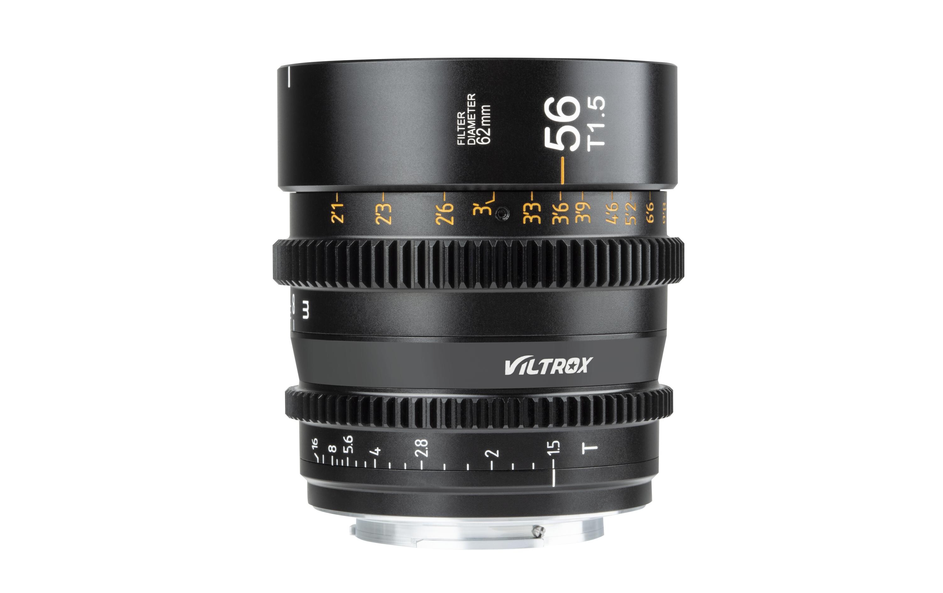 Festbrennweite S 56mm T1.5 – Sony E-Mount<br>56 mm E-Mount Professionelles Cine-Objektiv mit manuellem Fokus Kompakte, solide Objektivkonstruktion für die Filmproduktion