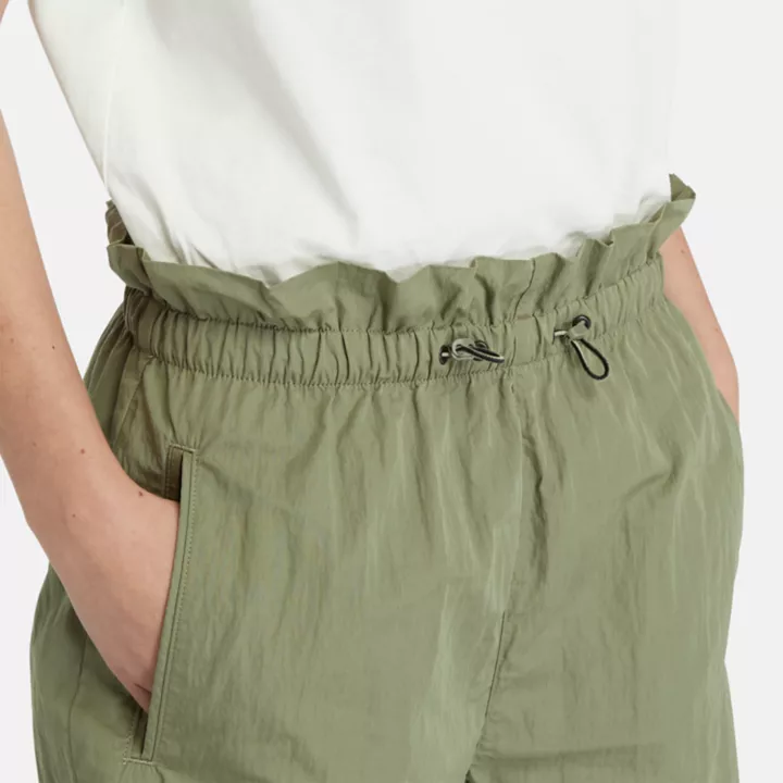 Short d'été utilitaire pour femme en vert
