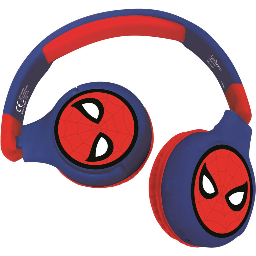 Køb Lexibook Spiderman 2 in 1 Bluetooth® and Wired comfort foldable Headphones with kids safe volume