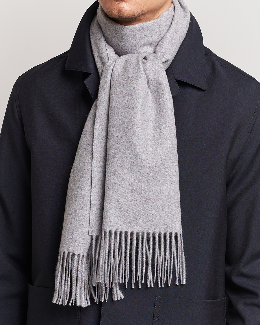 Piacenza Cashmere Cashmere Scarf Light Grey