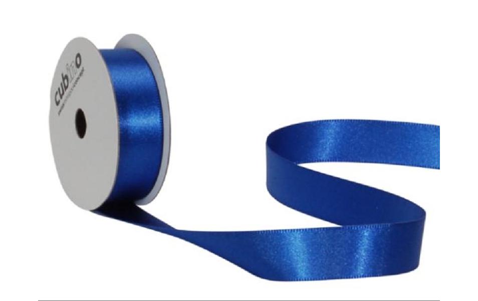 Satinband 16 mm x 5 m, KönigsblauGeschenkband aus Textil