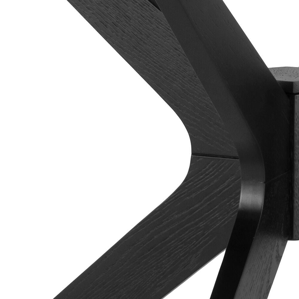 ELIRA Tisch - Eiche / Schwarz / H: 75.0 cm