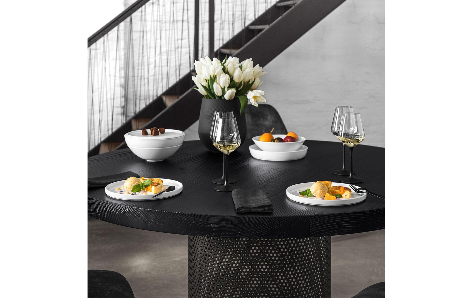 Speise-Service Iconic La Boule 7 Stück, Weiss<br>Teller und Schalen Set
