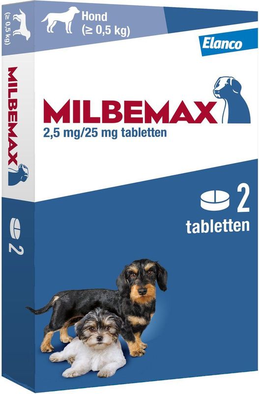 Milbemax Hond Ontwormingsmiddel Large 2 tabletten