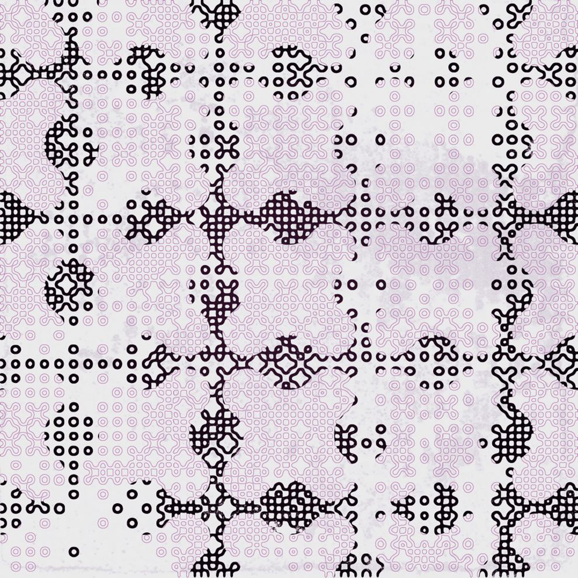 Vlies-Fototapete SINTRA - lila - 250x250 cm