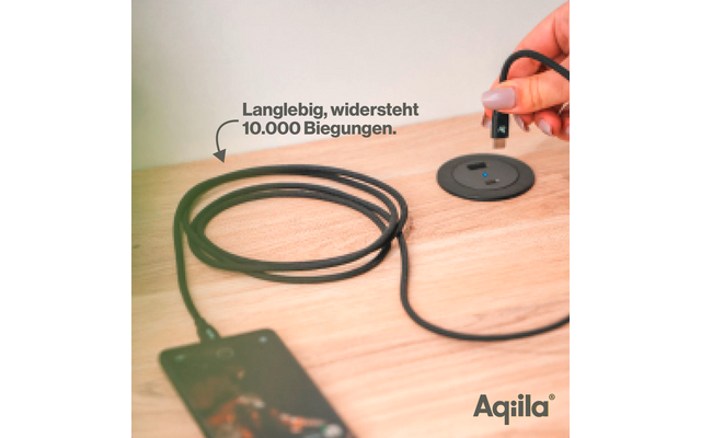 Aqiila Cablebird Lade/ Sync Kabel USB C zu Lightning mit 30 W