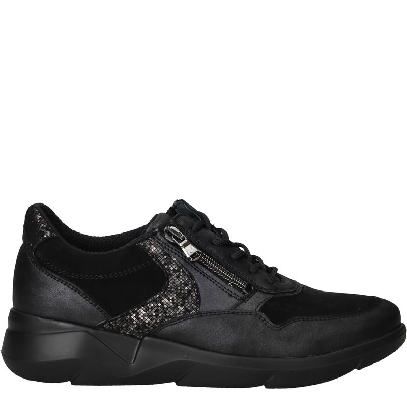 Waldlaufer Funky Sneakers Zwart Dames