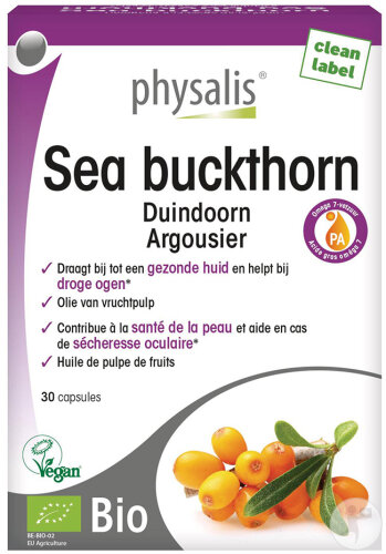 Physalis Sea Buckthorn Complément Alimentaire 30 Capsules