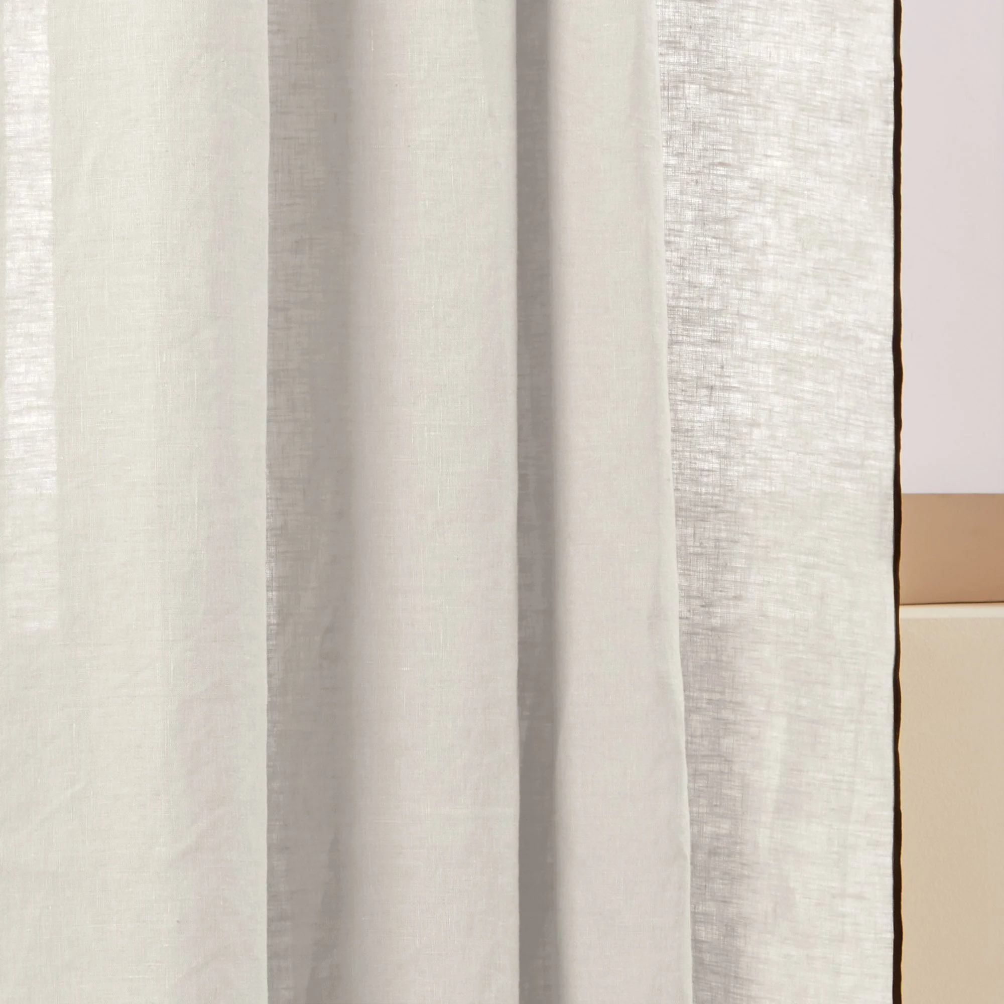 CARLINA - Rideau à galon fronceur | Beige