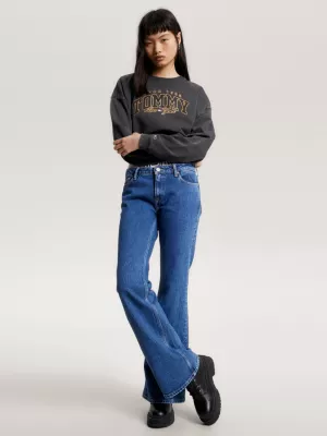 Moletom Varsity Cropped com Logo