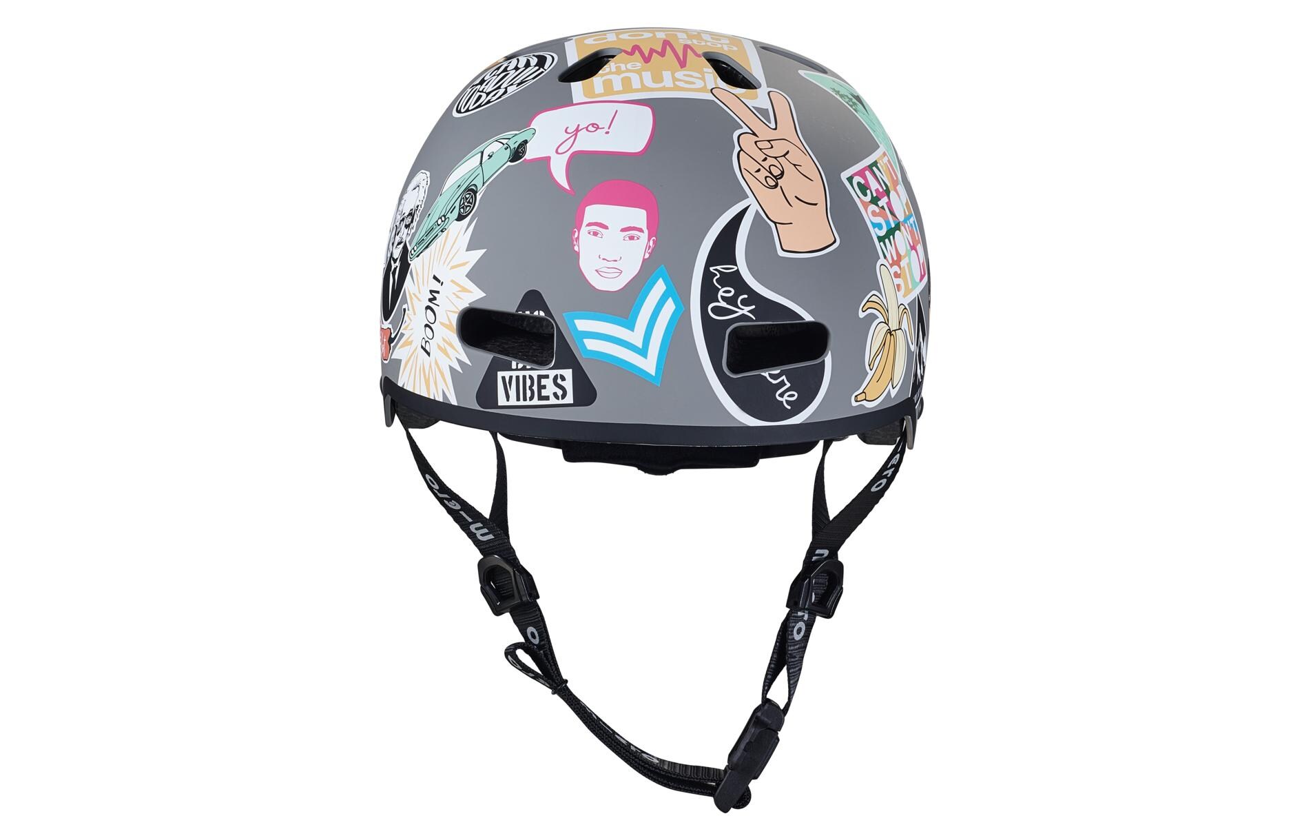 Kinderhelm Sticker M GrauSkate- & Velohelm
