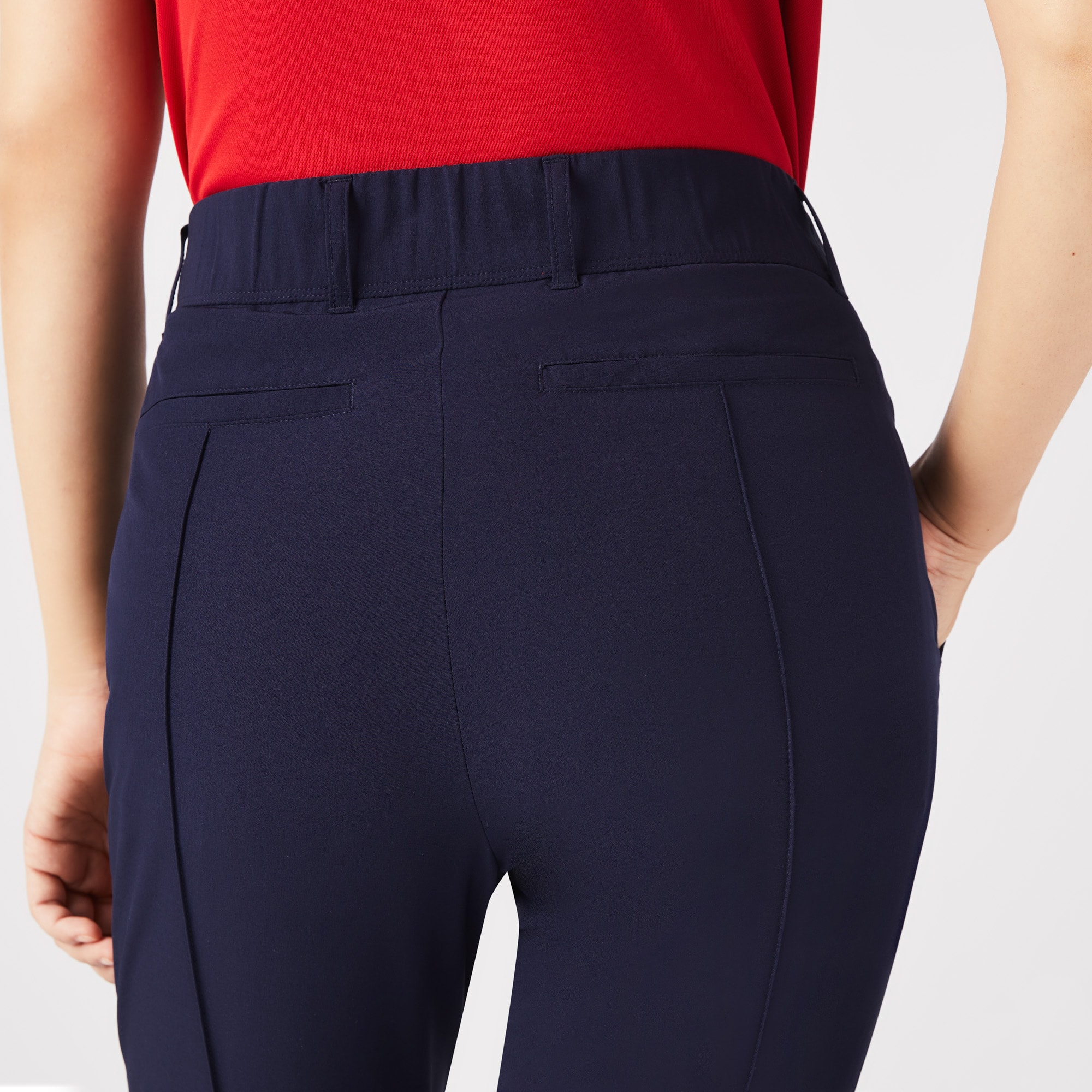 Pantalon femme Golf Lacoste SPORT en taffetas extensible ultra-dry Pantalons & Shorts - Bleu - Lacoste - Femme