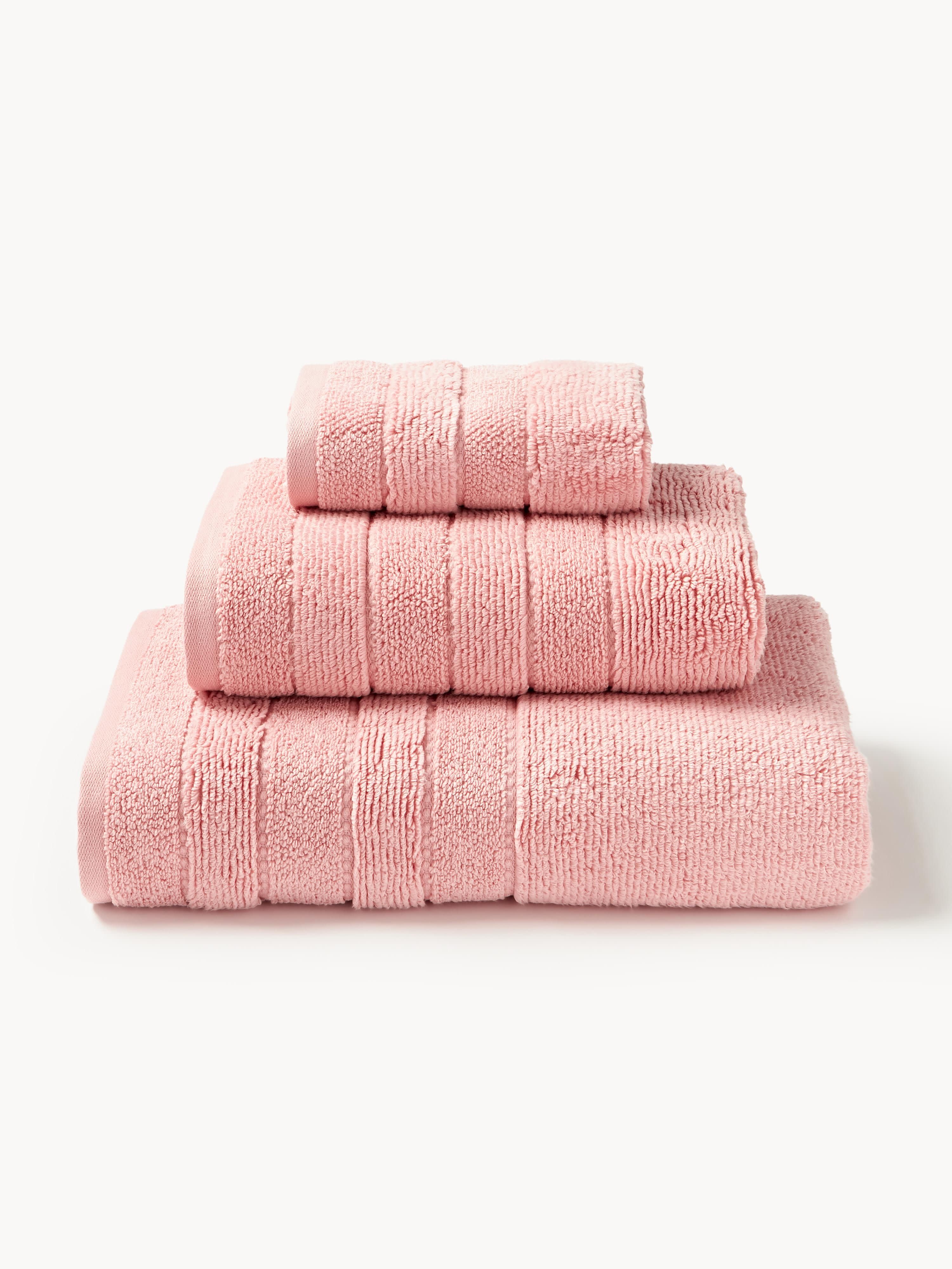Handdoekenset Luxe met gestreepte rand, in verschillende setgroottes
