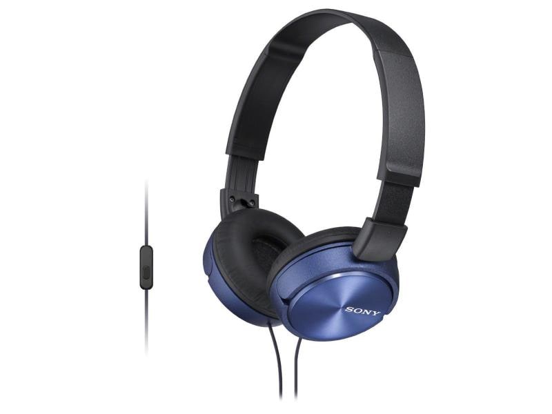 Sony On-Ear-Kopfhörer MDR-ZX310AP Schwarz; Blau Kopfhörer mit Bügel, blau