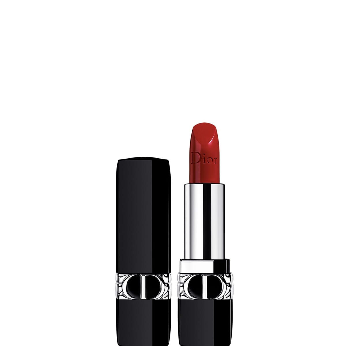 Rouge Dior Rouge Dior Rouge à Lèvres Rechargeable Couleur Couture, 4 finis : Satin, Mat, Métallique et Velours
