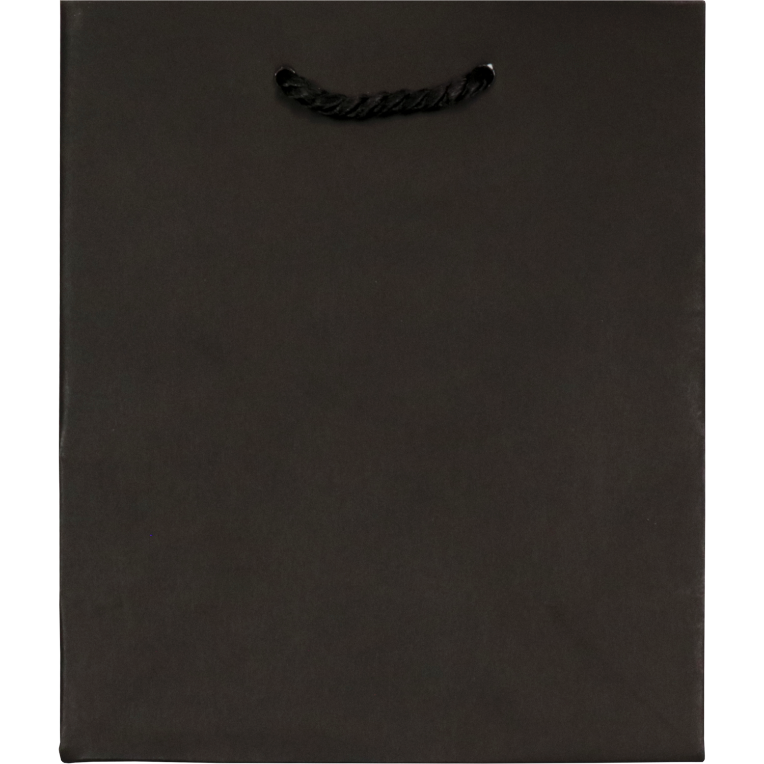 Tas, Papier, met koord, 16x 8x19cm, draagtas, zwart