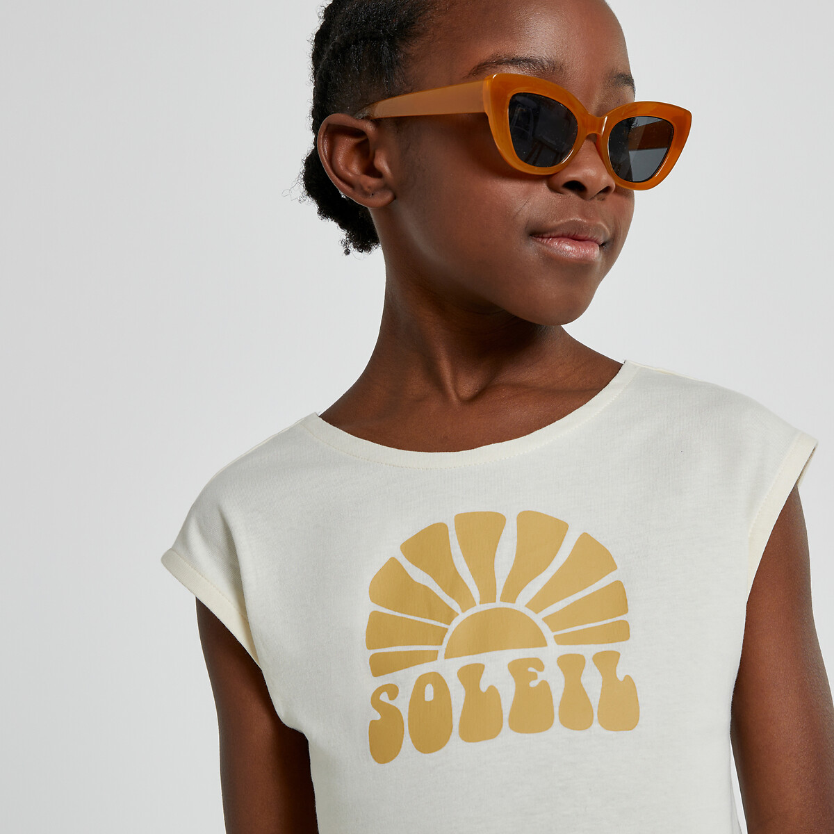 COLEÇÃO LA REDOUTE<br>Conjunto de 3 camisetas de gola redonda com estampa de fantasia nas costas